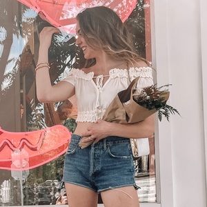 Cleobella Crochet Crop Top XS